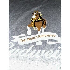 Vintage Budweiser Clydesdale Throw Fleece Blanker Holiday Christmas